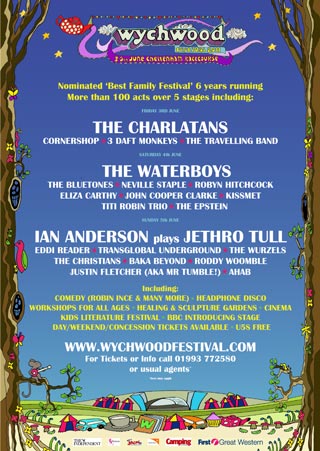 Poster for the 2011 Wychwood Festival.